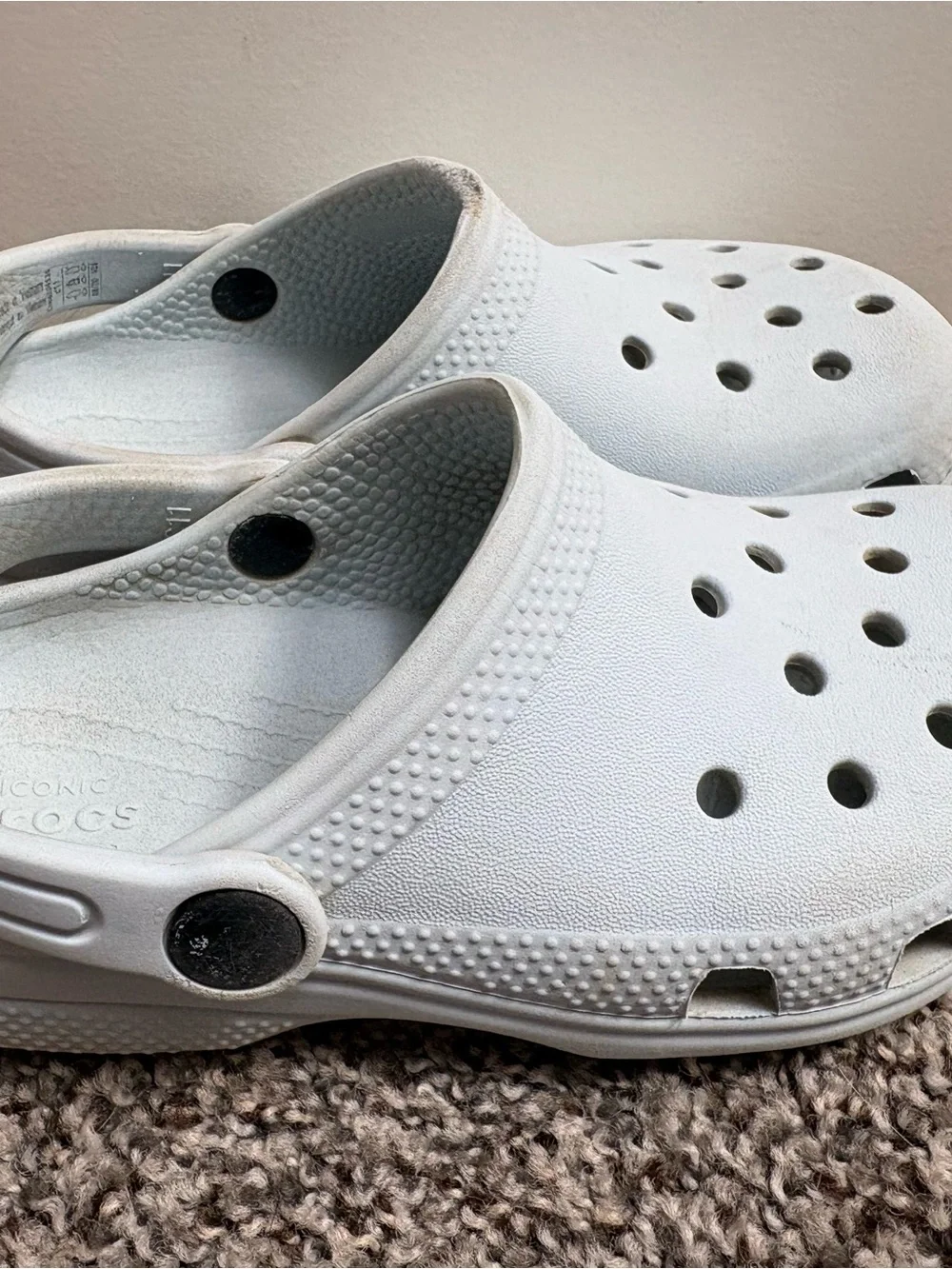 Crocs Waterproof Slip On Classic Clog - Light Blue Kids' Shoes Size 11c